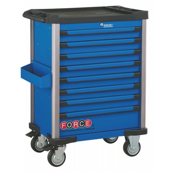 Szerszámkocsi 385db - kék, 8 fiók