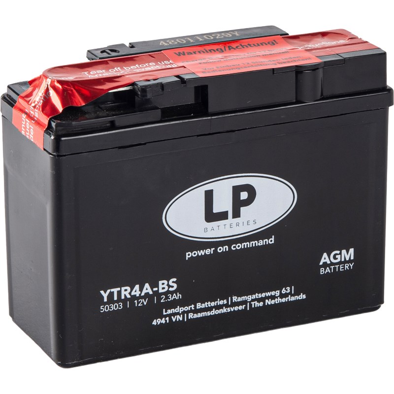 LP BATTERY AGM - 12 V, 2,3 Ah, 113x48x86 mm - LPB MB YTR4A-BS | E-shop ...