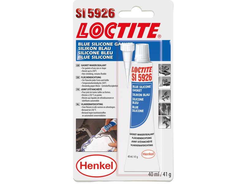 Loctite 5926, 40 ml, Szilikon felülettömítő, ecetsavas, kék ;Br. kisker egységár: 91 535 Ft/l
