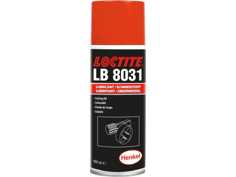 Loctite 8031, 400 ml, Vágóolaj spray, fúráshoz, menetvágáshoz ;Br. kisker egységár: 19 672 Ft/l