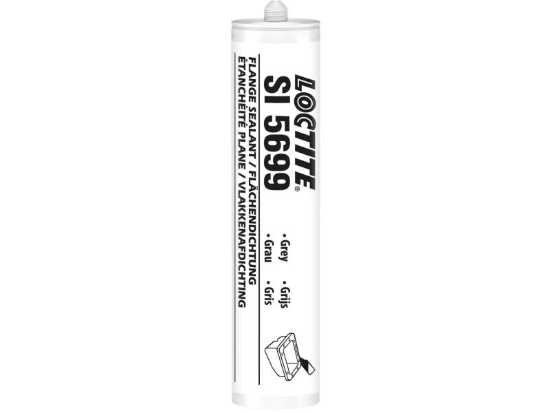 Loctite 5699, 310 ml, Szilikon felülettömítő, oxim, víz/glikol álló, szürke ;Br. kisker egységár: 49 575 Ft/l