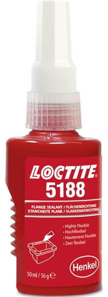 Loctite 5188, 50 ml, Anaerob felülettömítő, nagy rugalmasságú, hőálló, olajtűrő 12 ;Br. kisker egységár: 335 356 Ft/l