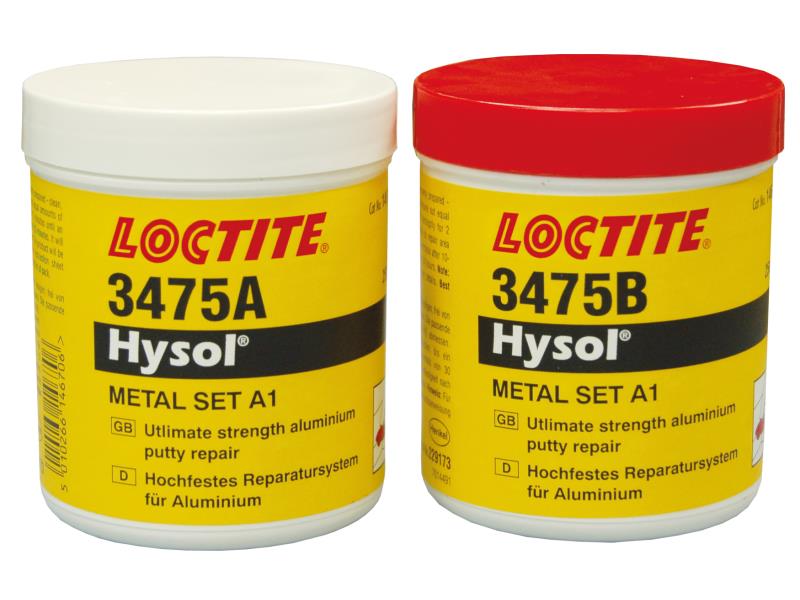 Loctite 3475, 2x250 g, Metal Set, 60 perces, alumínium töltésű, kenhető ;Br. kisker egységár: 52 966 Ft/kg