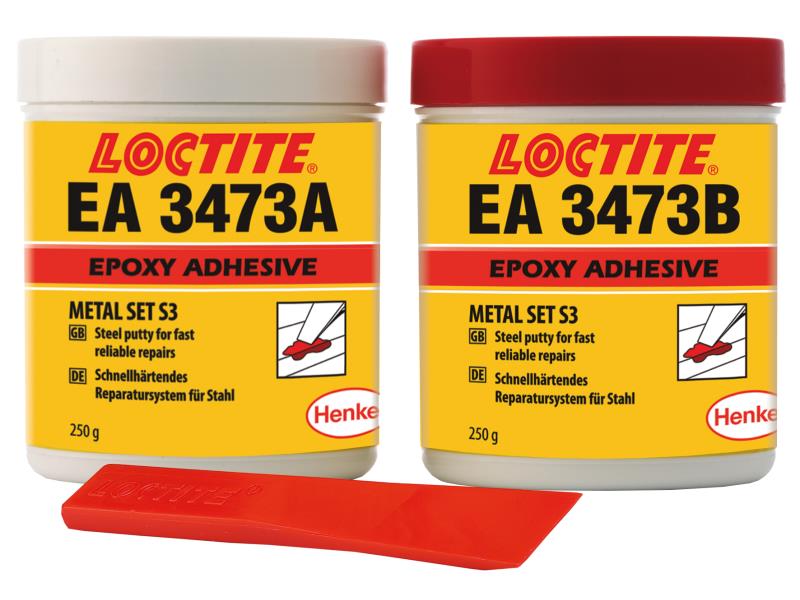 LOCTITE EA 3473 Metal Set S3, 8 perces, acél töltésű, kenhető 2x250 g