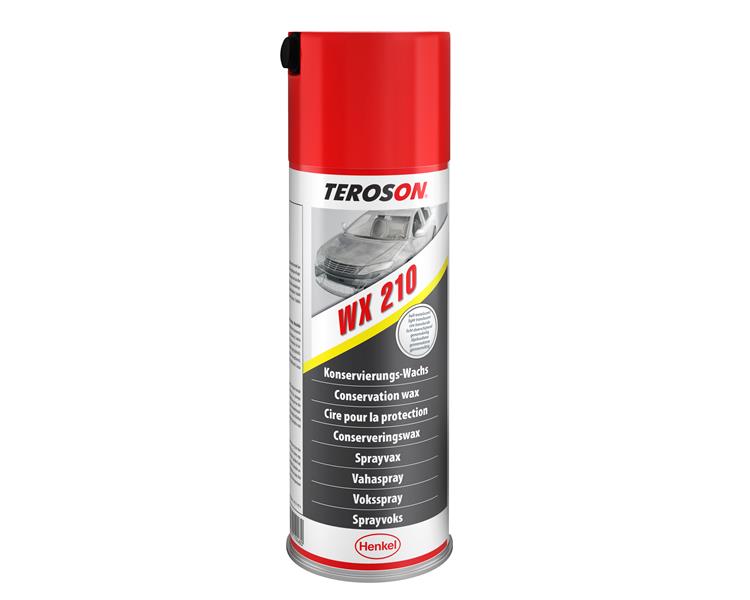 TEROSON WX 210 500 ml Külsőfelület- és üregvédő spray, viasz töltésű, áttetsző-bézs ;Br. kisker egységár: 11 262 Ft/l
