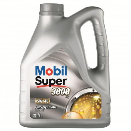 MOBIL SUPER 3000 X1 5W-40 4L ;Br. kisker egységár: 5 880 Ft/l