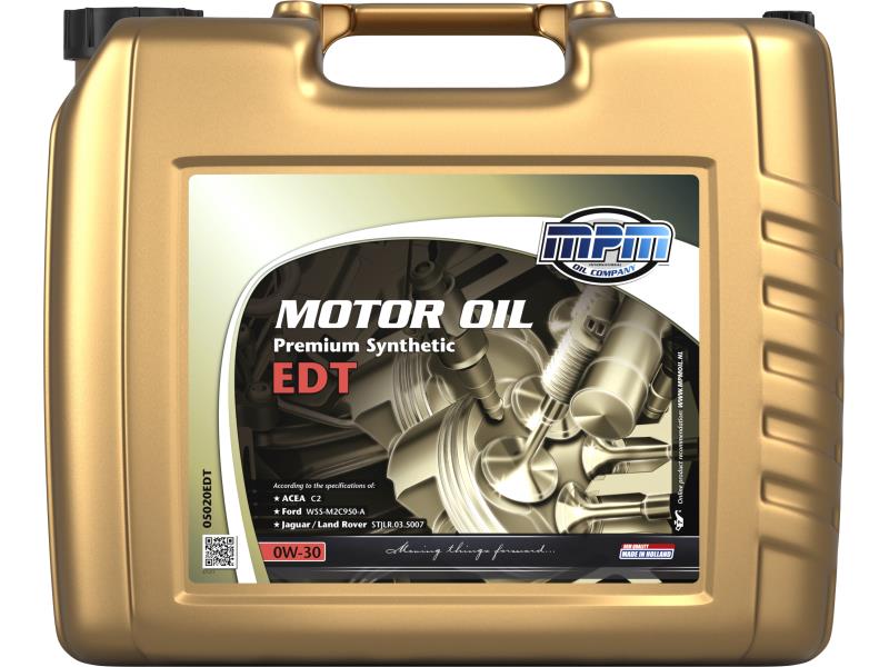 MPM Motorolaj 0W-30 Premium synt. EDT 20 liter ;Br. kisker egységár: 3 666 Ft/l