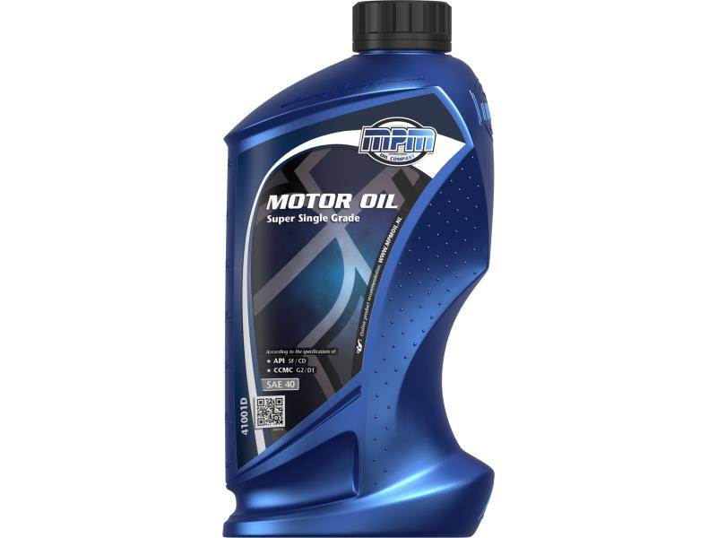 MPM Motorolaj Sae 40 Super Single Grade Oil  1 liter ;Br. kisker egységár: 4 636 Ft/l