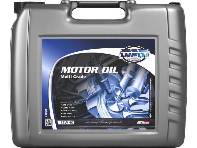 MPM Motorolaj 15W-40 Multi Grade 20 liter ;Br. kisker egységár: 2 273 Ft/l