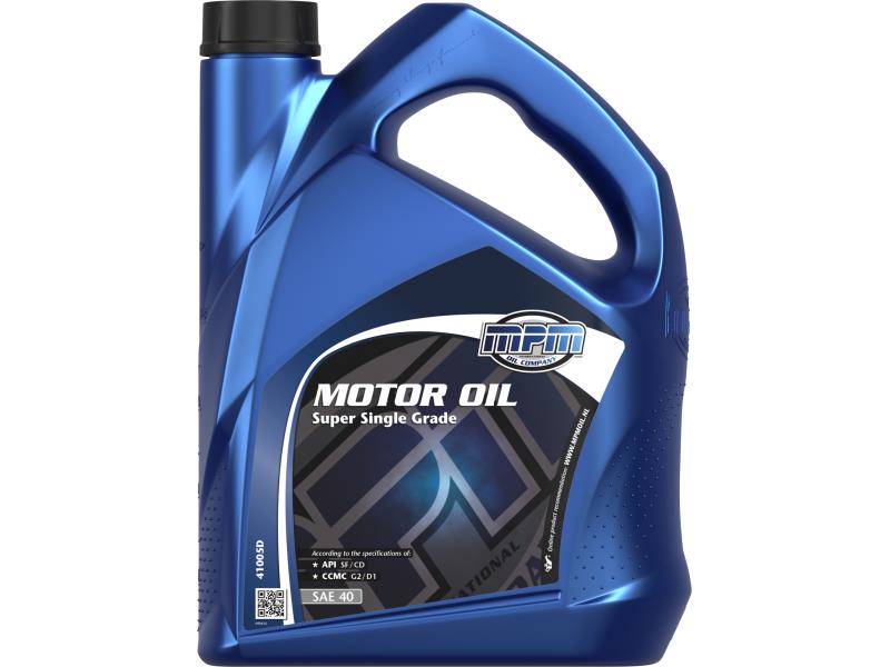 MPM Motorolaj Sae 40 Super Single Grade Oil  5 liter ;Br. kisker egységár: 4 135 Ft/l