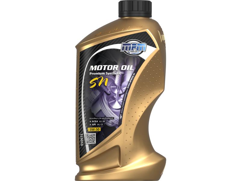MPM Motorolaj 5W-50 Premium synt. SN 1 liter ;Br. kisker egységár: 5 541 Ft/l