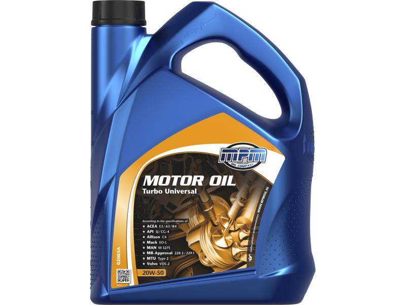 MPM Motorolaj 20W-50 Turbo Universal 5 liter ;Br. kisker egységár: 3 188 Ft/l