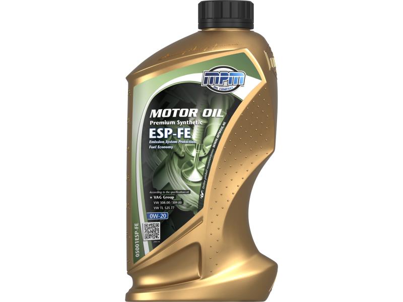 MPM Motorolaj 0W-20 Premium synt. ESP-FE 1 liter ;Br. kisker egységár: 8 634 Ft/l