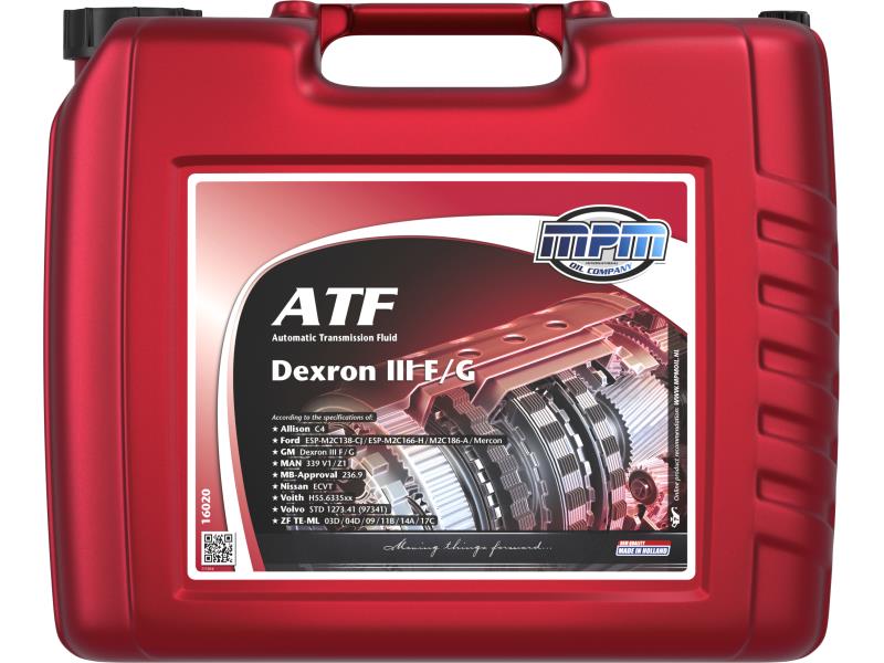 MPM ATF Dexron III-F/G 20 liter ;Br. kisker egységár: 3 098 Ft/l