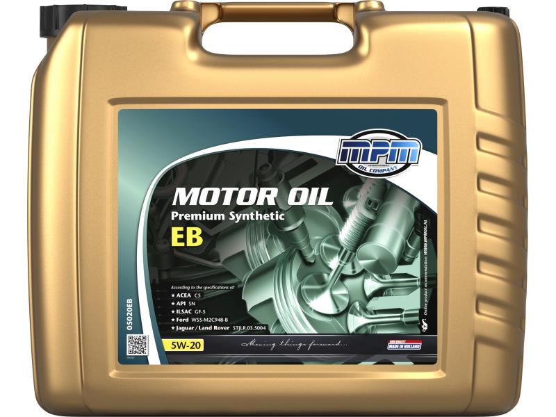 MPM Motorolaj 5W-20 Premium synt. EB 20 liter ;Br. kisker egységár: 3 321 Ft/l