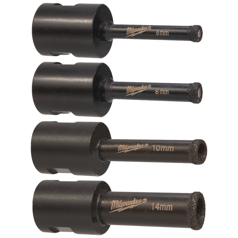 M14 Száraz gyémántfúró (? 6, 8, 10, 14 mm) készlet - 1 db