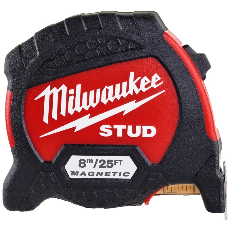 STUD Mágneses Mérőszalag 8 m / 26 láb / 33 mm  - 1 db (Rendelési egység 6 db)