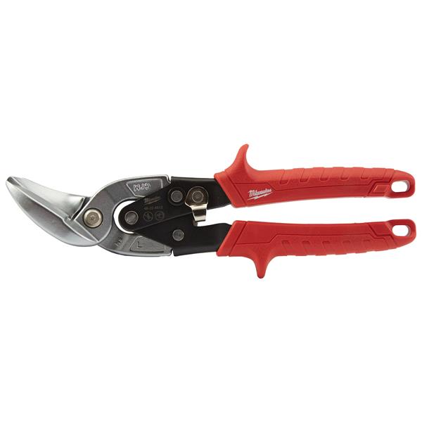 Áttételes lemezvágó olló Bal (piros)