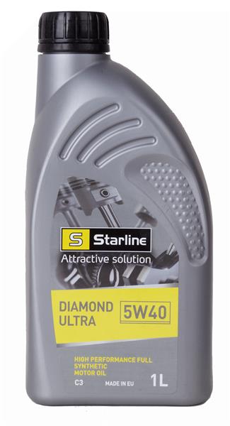 STARLINE motorolaj DIAMOND ULTRA 5W40 1 liter ;Br. kisker egységár: 3 454 Ft/l