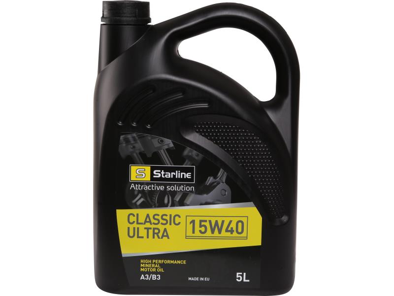 STARLINE motorolaj CLASSIC ULTRA 15W40 5 liter ;Br. kisker egységár: 2 759 Ft/l