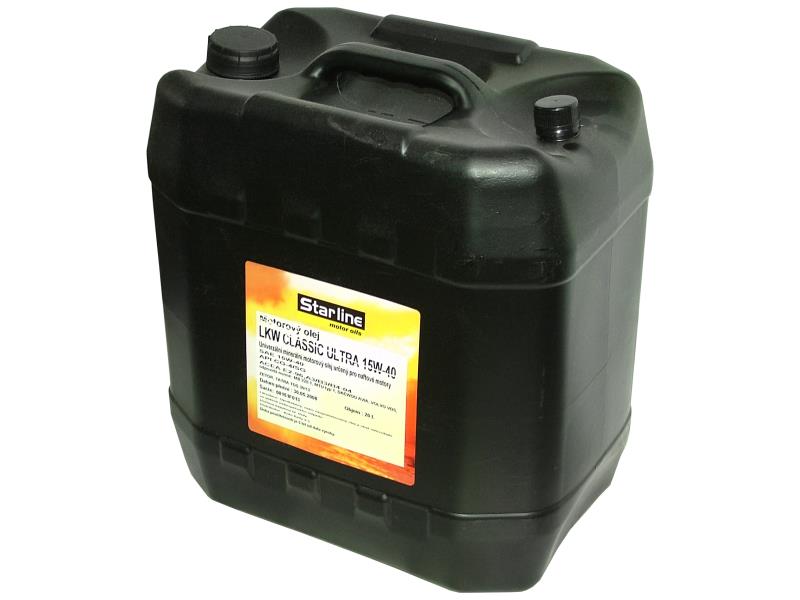 STARLINE TGK motorolaj LKWCLASSIC ULTRA 15W40 20 liter ;Br. kisker egységár: 2 177 Ft/l