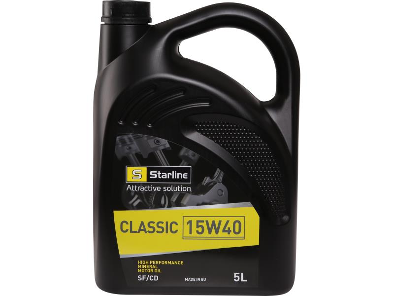 STARLINE motorolaj CLASSIC 15W40 5 liter ;Br. kisker egységár: 2 759 Ft/l