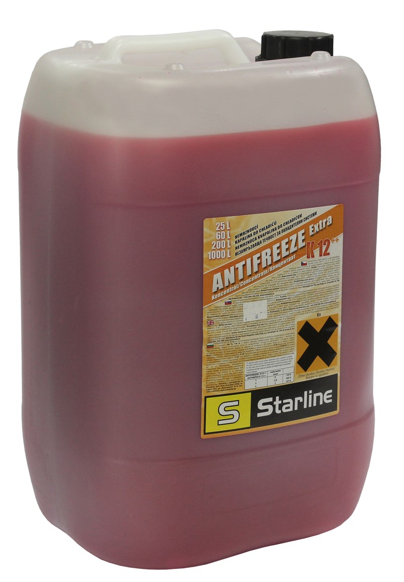 Антифриз STARLINE K12++ / G12++ / концентрат / 25л. / етиленгліколь / фіолетовий / ( VW TL774 G )