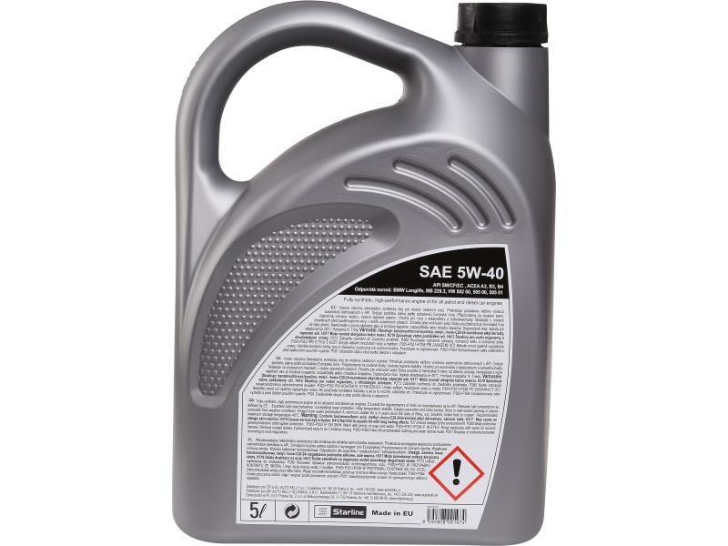 STARLINE motorolaj DIAMOND ULTRA 5W40 5 liter ;Br. kisker egységár: 2 928 Ft/l