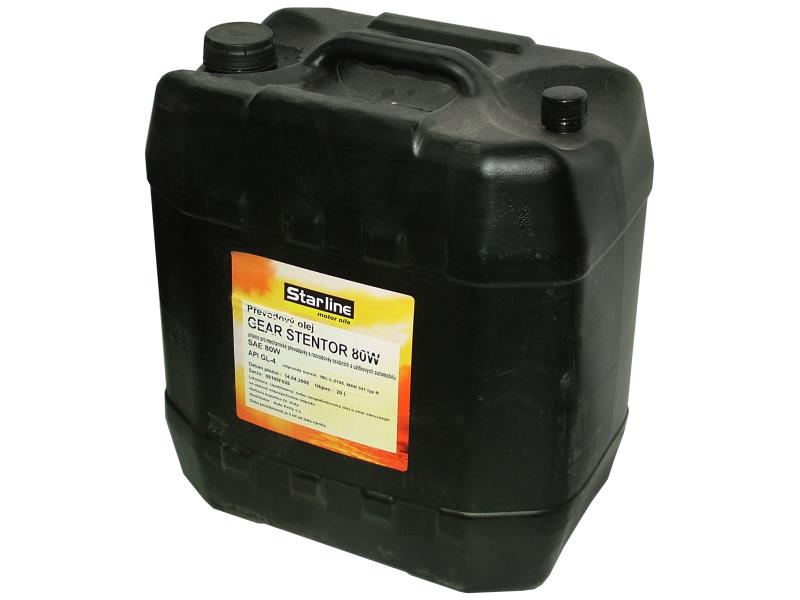 STARLINE hajtóműolaj GEAR STENTOR 80W 20 liter ;Br. kisker egységár: 2 150 Ft/l