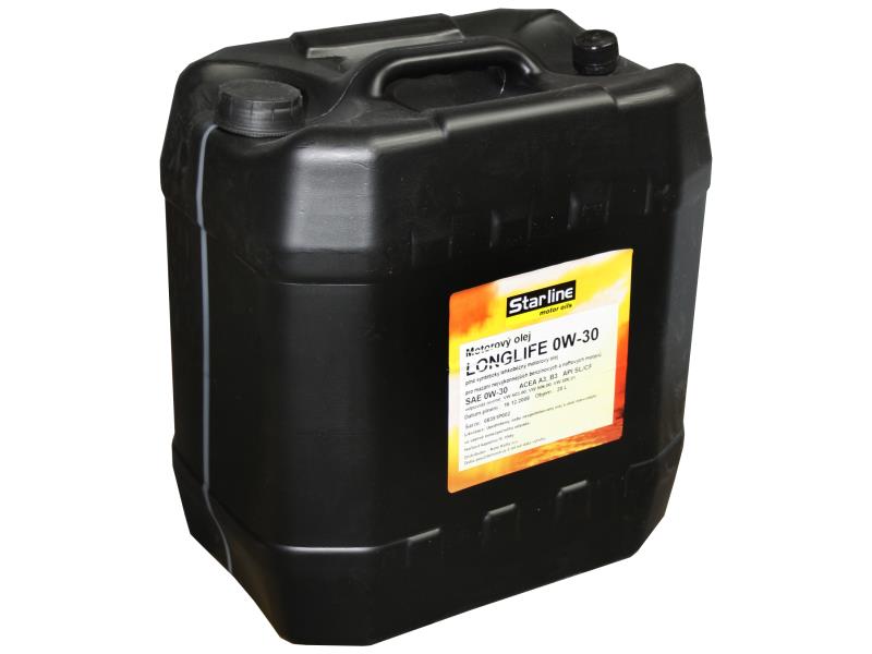 STARLINE motorolaj LONGLIFE 0W30 20 liter (VW503/506.01) ;Br. kisker egységár: 3 328 Ft/l