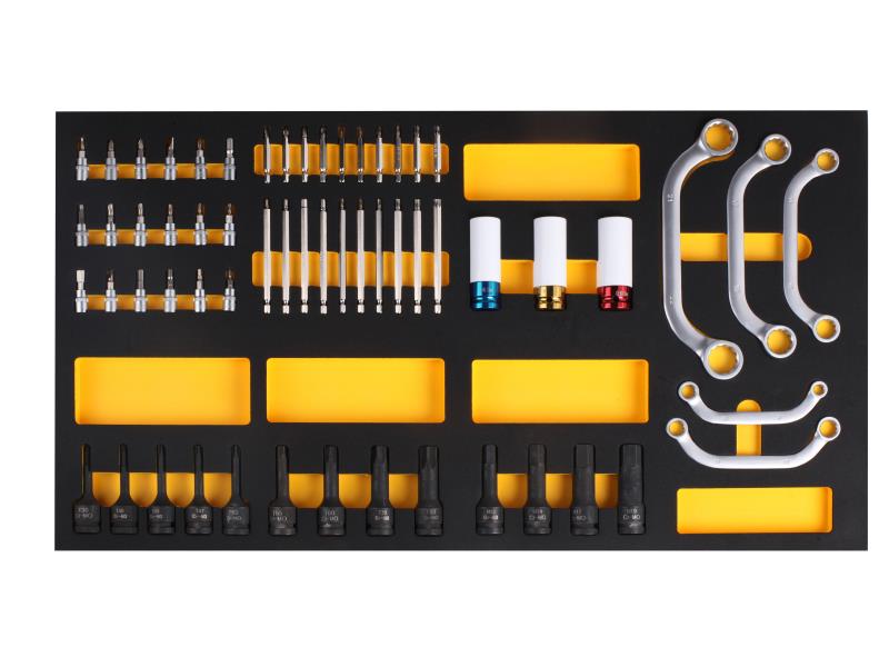 Fej, bit és kulcs készlet - 59 db