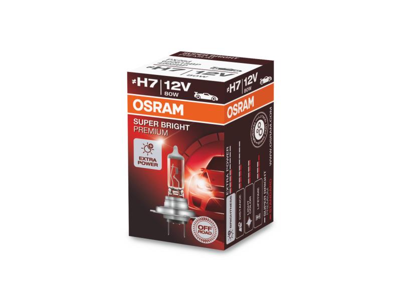 Osram izzó OFF ROAD Super Bright Premium PX26D H7 12V 80W OSRAM OFF ROAD