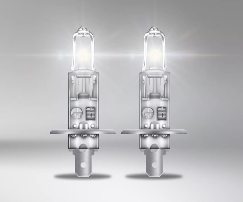Автомобiльна лампа: H1 12V 55W P14,5s NIGHT BREAKER SILVER (+100) (к-кт 2 шт)