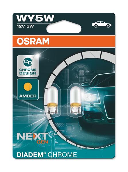 Osram Diadem Chrome DUO WY5W W2.1x9.5d 12V, 21W OSRAM Diadem Chrome