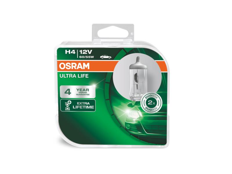 Osram izzó H4 DUO Box 12V P43T OSRAM ULTRA LIFE