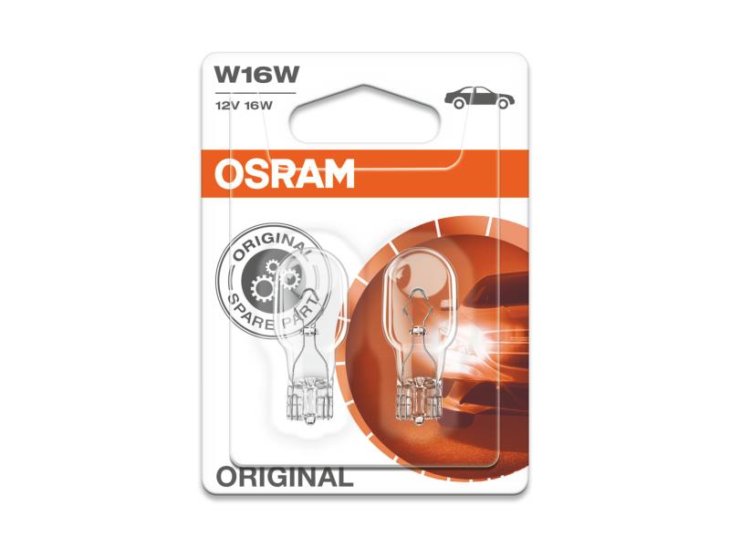 Izzó 12V 16W (W2,1x9,5d) OSRAM