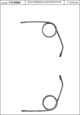 Szerelék készlet, féknyereg