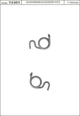 Javítókészlet, rögzítőfékkar (féknyereg)