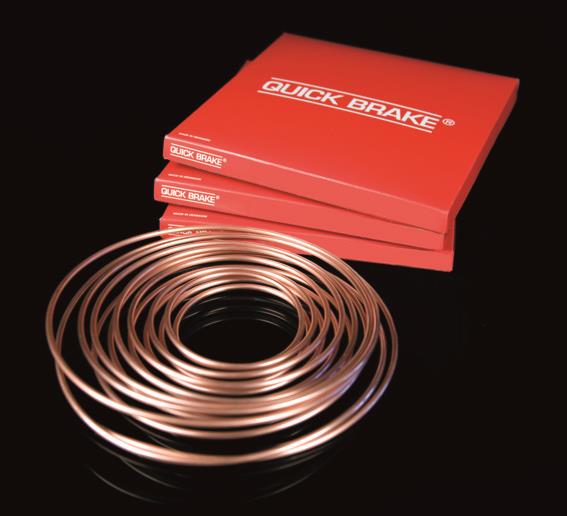 Fékcső tekercsben, réz (D=10mm; L=5m)