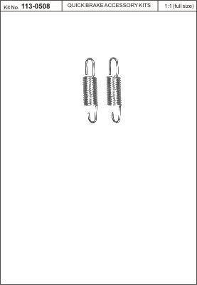 Szerelék készlet, féknyereg