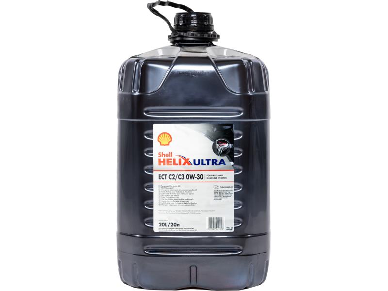 SHELL HELIX Ultra ECT C2/C3 0W-30 - ECO 20 liter ;Br. kisker egységár: 4 767 Ft/L
