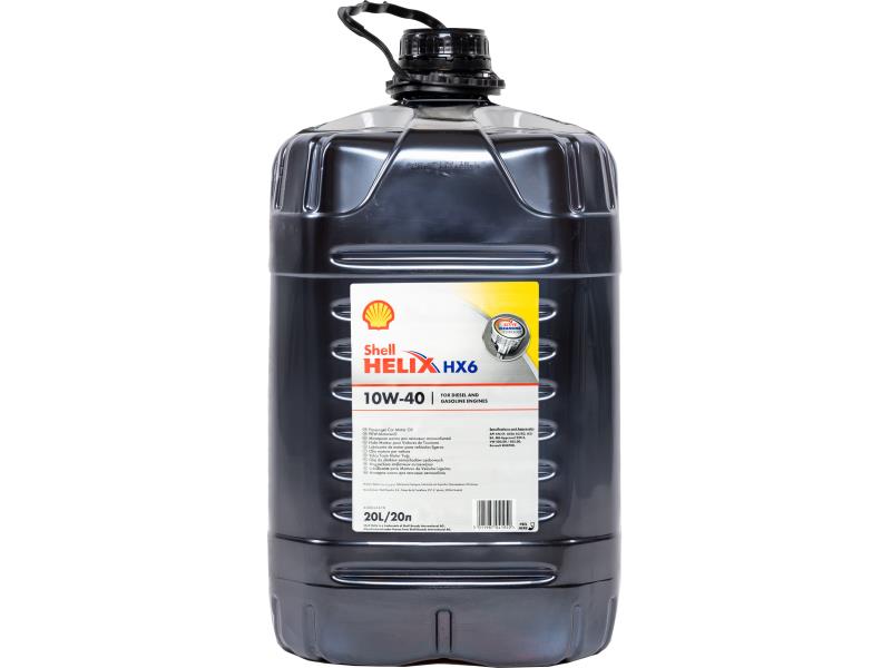 SHELL HELIX HX6 10W-40 - ECO 20 liter ;Br. kisker egységár: 3 048 Ft/L