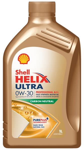 SHELL HELIX Ultra Professional AJ-L 0W-30 - 1 l ;Br. kisker egységár: 7 931 Ft/L