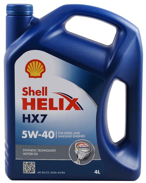 SHELL HELIX HX7 5W-40 - 4 l ;Br. kisker egységár: 5 987 Ft/L