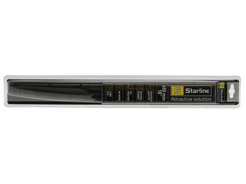 Starline hibrid ablaktörlő 400mm