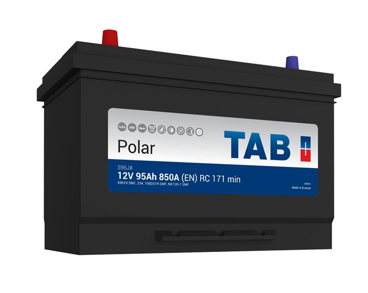 Batterie agricole 12 Volts 95Ah 850A au démarrage TAB Polar
