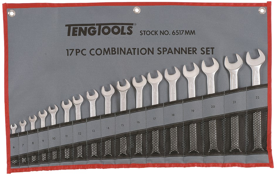 17PC Villáskulcs Készlet 6-22MM