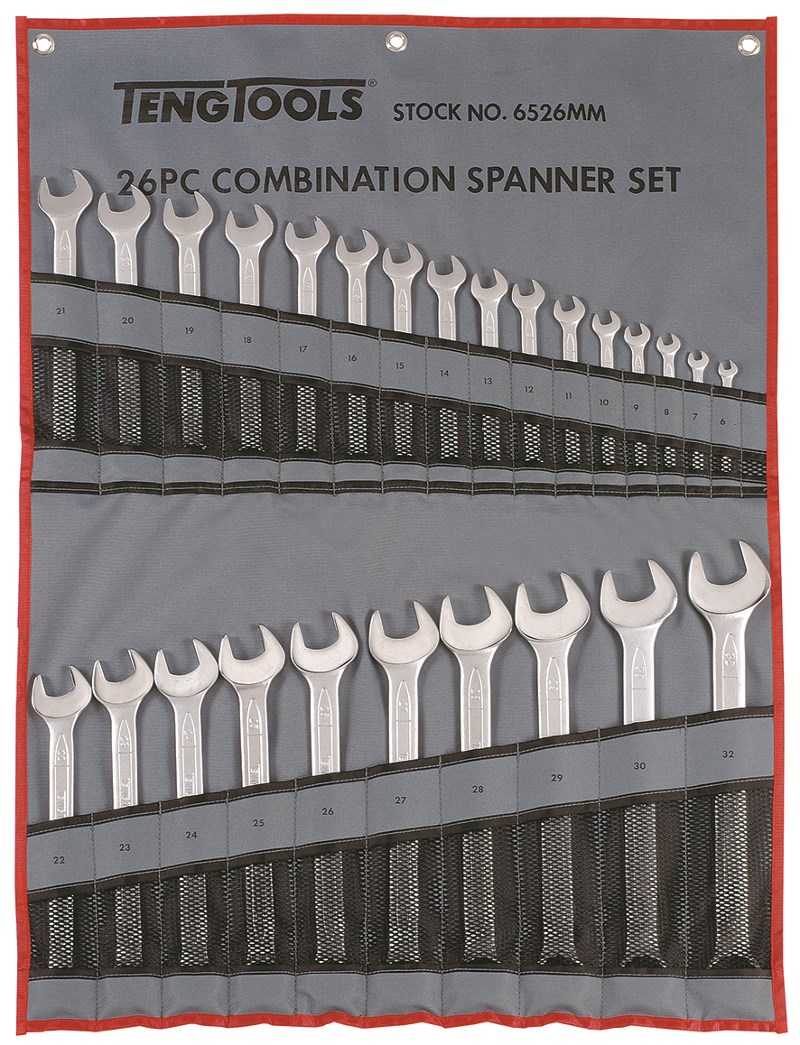 26PC Villáskulcs Készlet 6-32MM