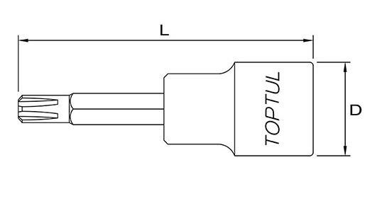 Головка з насадкою RIBE M12x100mm 1/2"