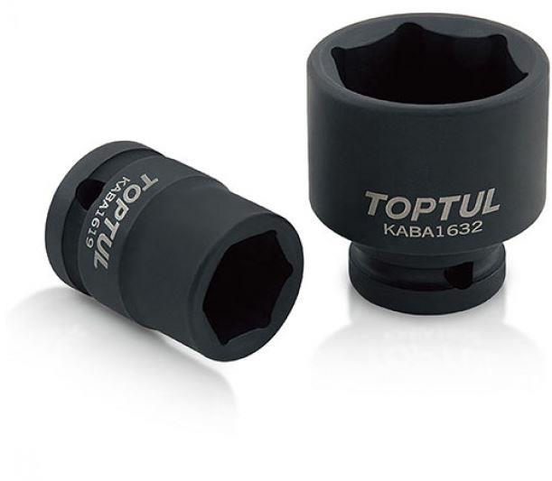 Набір ударних головок 1/2" 12 од. 8,10,12~19,21,22 мм (на планці) GAAQ1612M TOPTUL